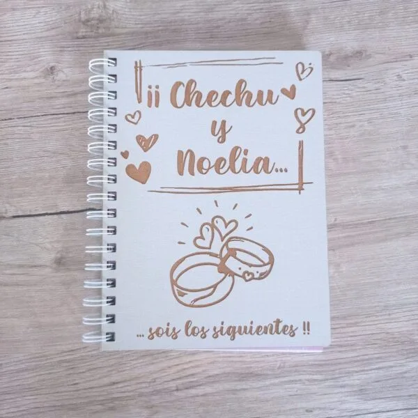 Agenda para boda
