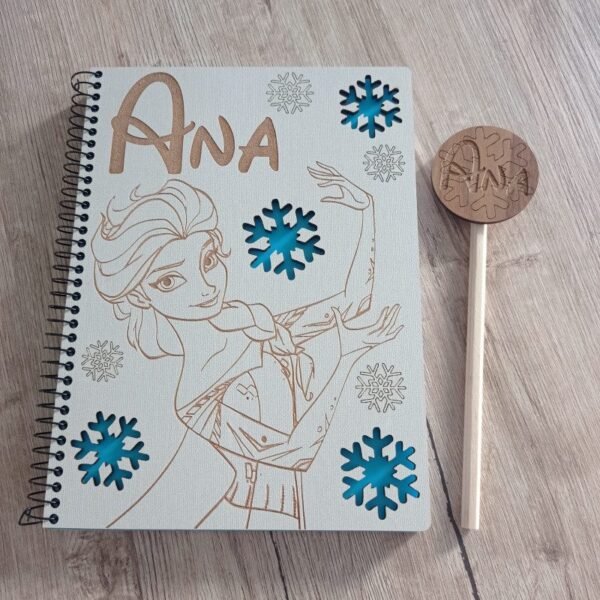 Libreta infantil personalizada Princesa 1