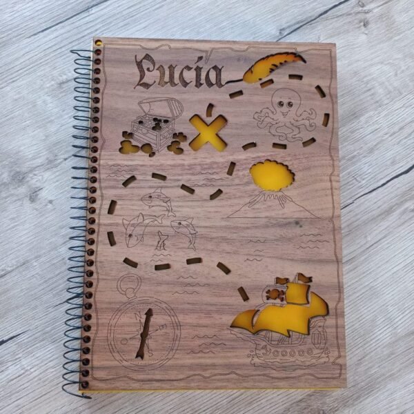 Libreta infantil personalizada Tesoro