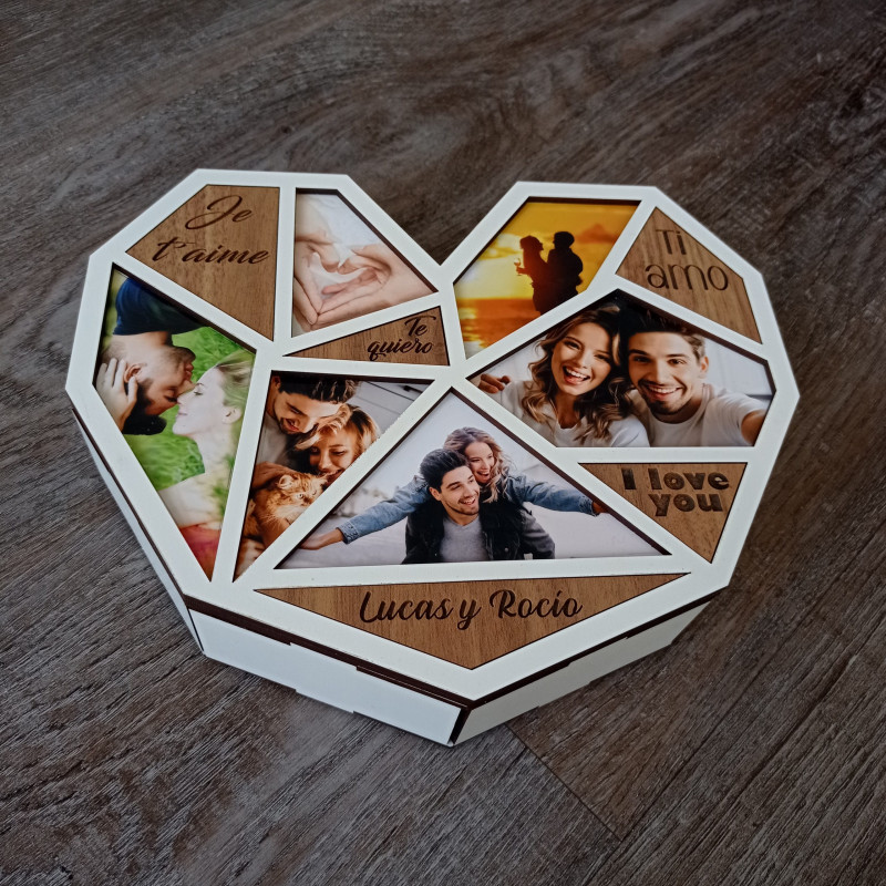 Cajas con fotos personalizadas