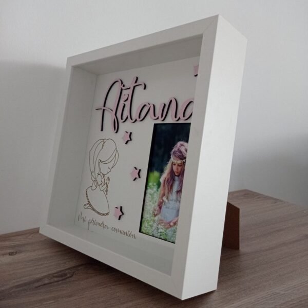 Cuadro comunión personalizado (niña)