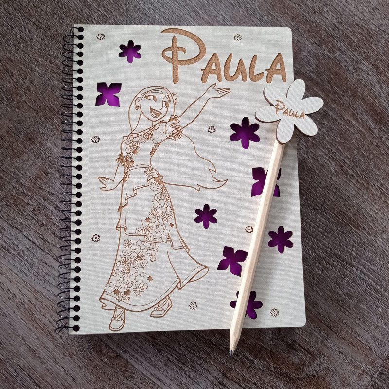 Libreta infantil personalizada Princesa 3