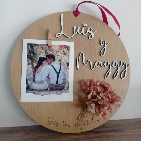 Placa regalo "Sois los siguientes"
