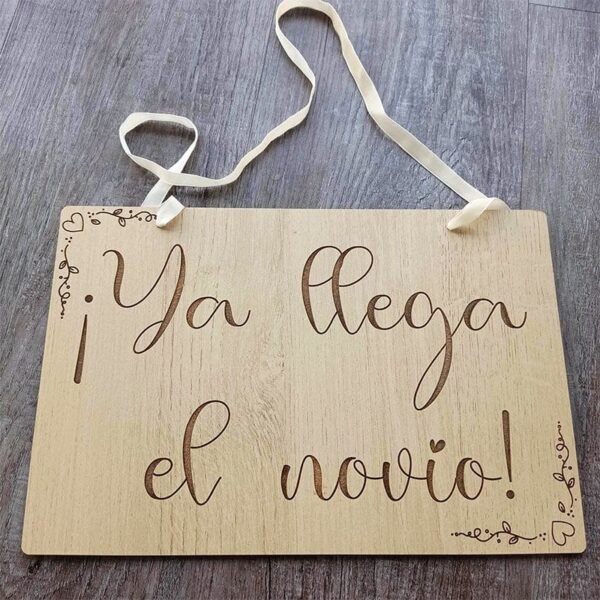 Cartel pajes novio