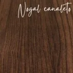 Acabado nogal canaleto