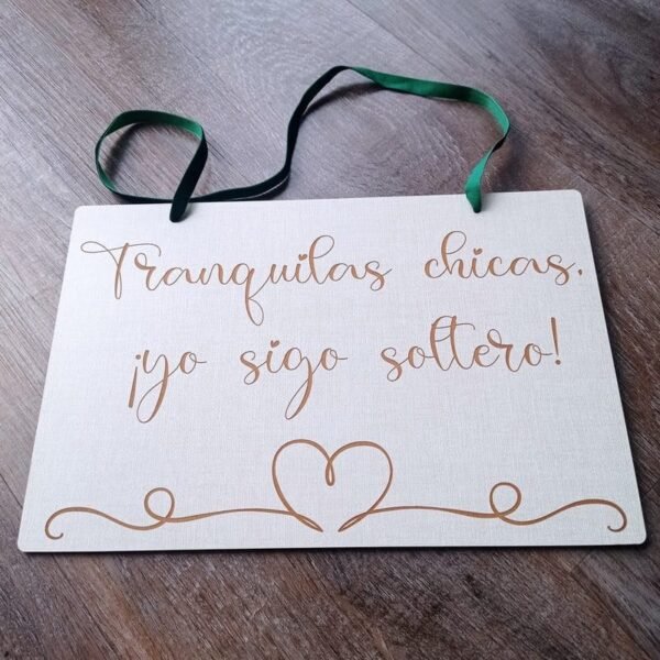 Cartel pajes soltero