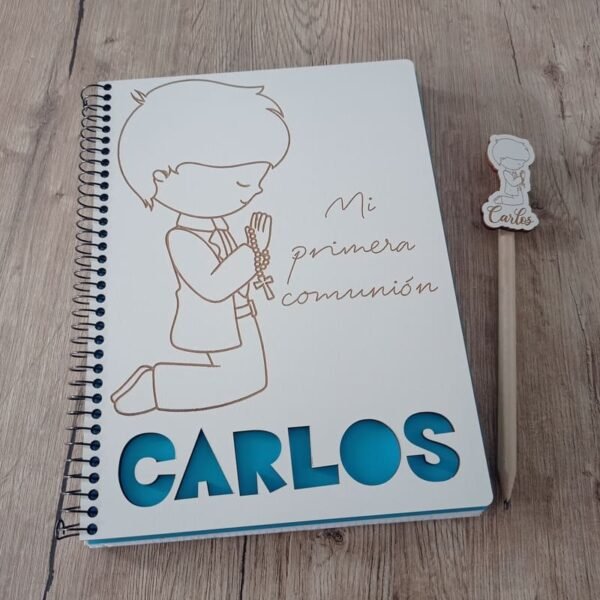 Libreta infantil personalizada comunión