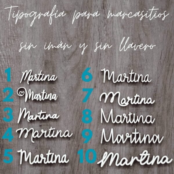 Marcasitios nombre