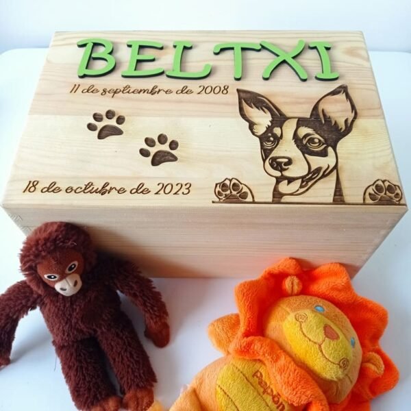 Caja NACIMIENTO personalizada (perro)