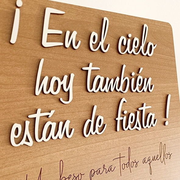 Cartel de seres queridos cielo Cartel de seres queridos cielo