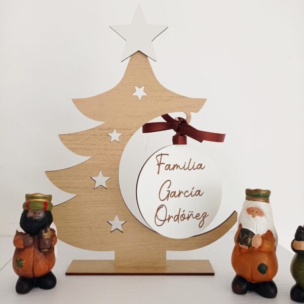 Abeto de Navidad de madera personalizado