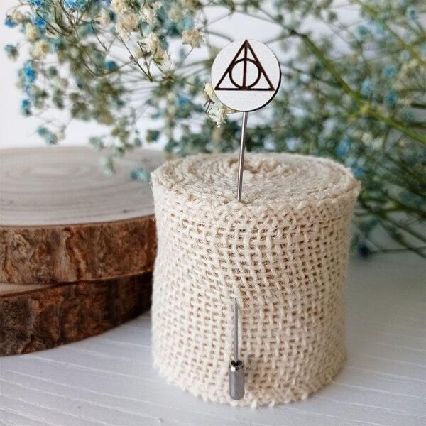 Alfiler de madera para boda Harry