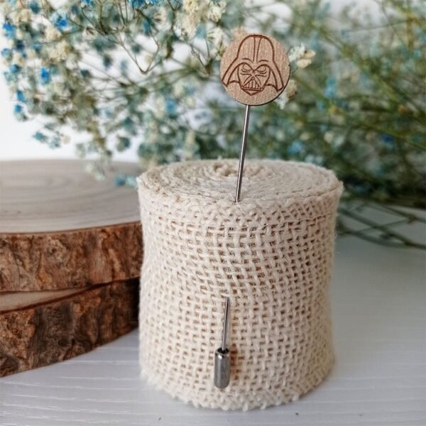 Alfiler de madera para boda Star