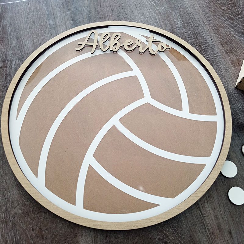 Cuadro de firmas balón de voleyball