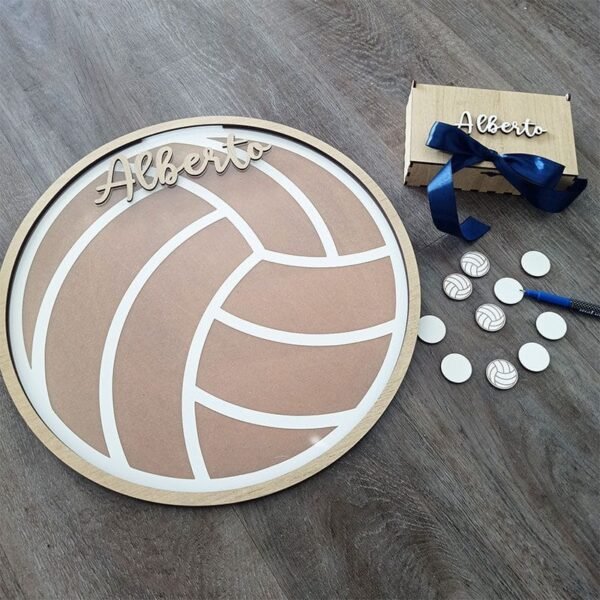 Cuadro de firmas balón de voleyball