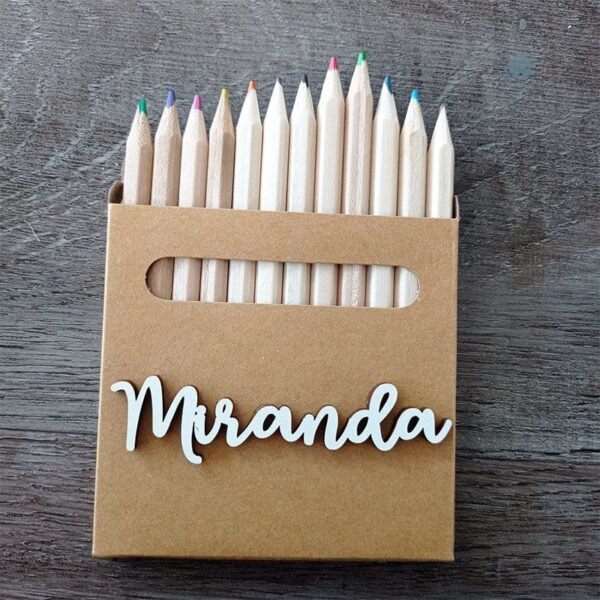 Estuche de lápices de colores personalizados