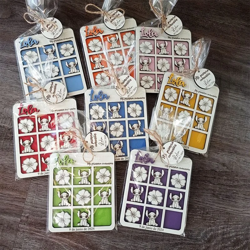 Juego tres en raya personalizado ( Stitch )