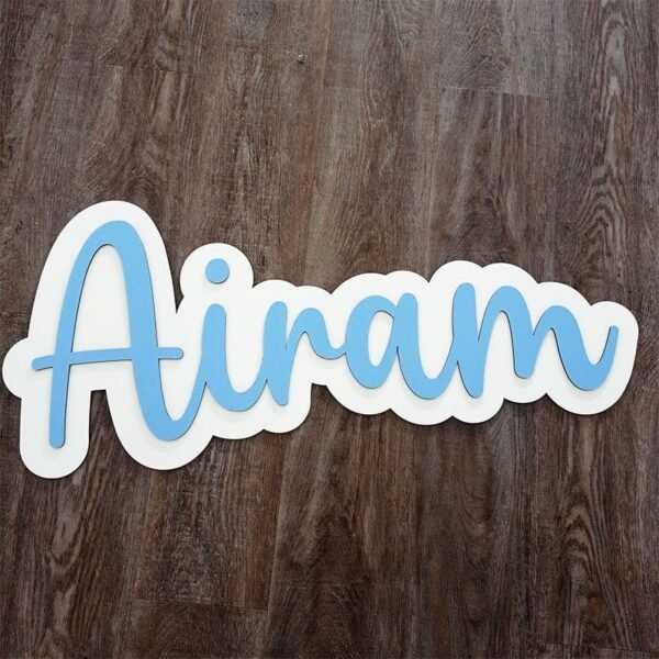 Letrero en madera personalizado gigante