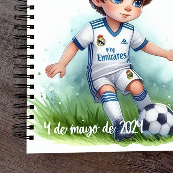 Libro de firmas Comunión fútbol