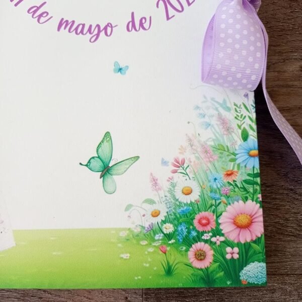 Libro de firmas Comunión niña