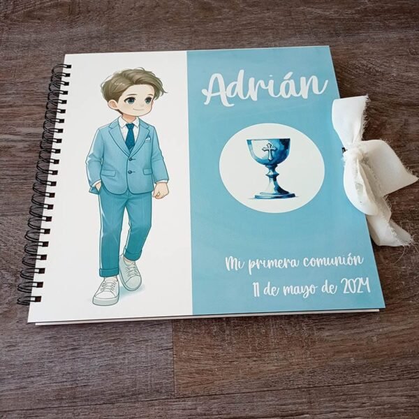 Libro de firmas Comunión niño