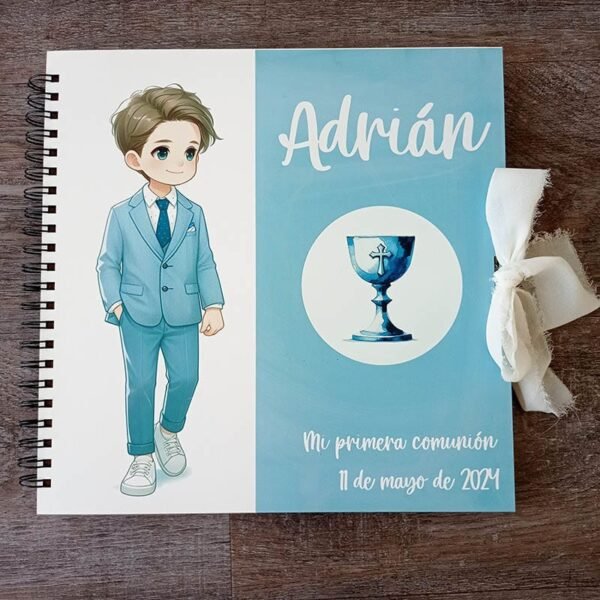 Libro de firmas Comunión niño
