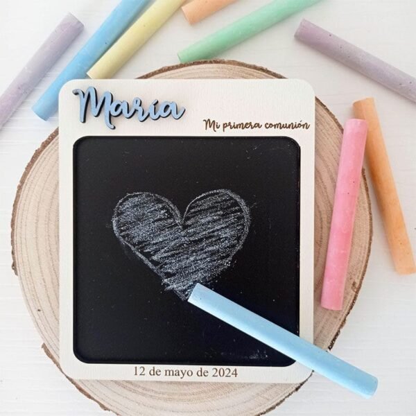 Pizarra de madera personalizada portátil