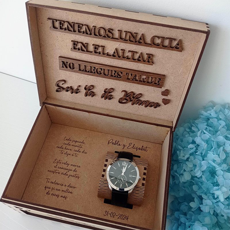 Caja estuche regalo para reloj