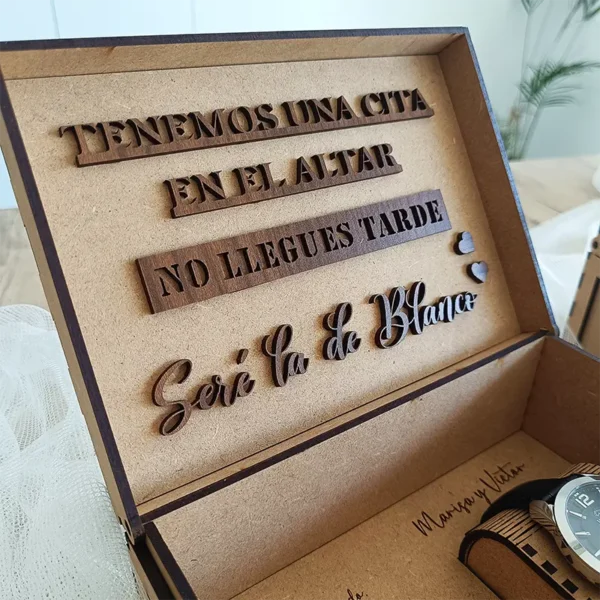 Caja estuche regalo para reloj