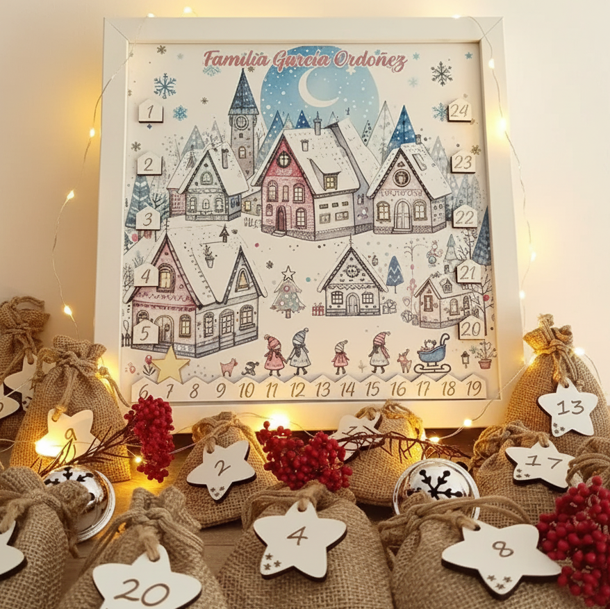 Calendario de Adviento Personalizado Cuadro