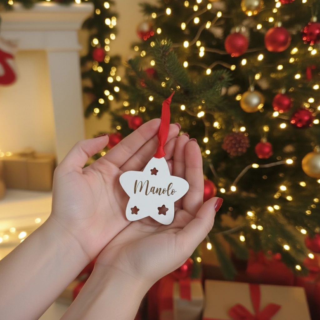 Bola Navidad estrella Colegio Bola Navidad estrella Colegio