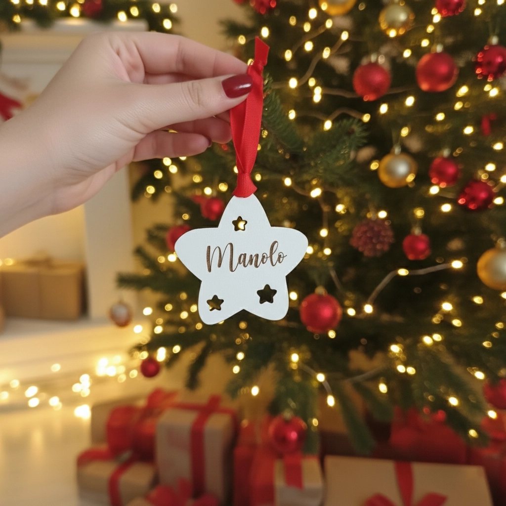 Bola Navidad estrella Colegio Bola Navidad estrella Colegio