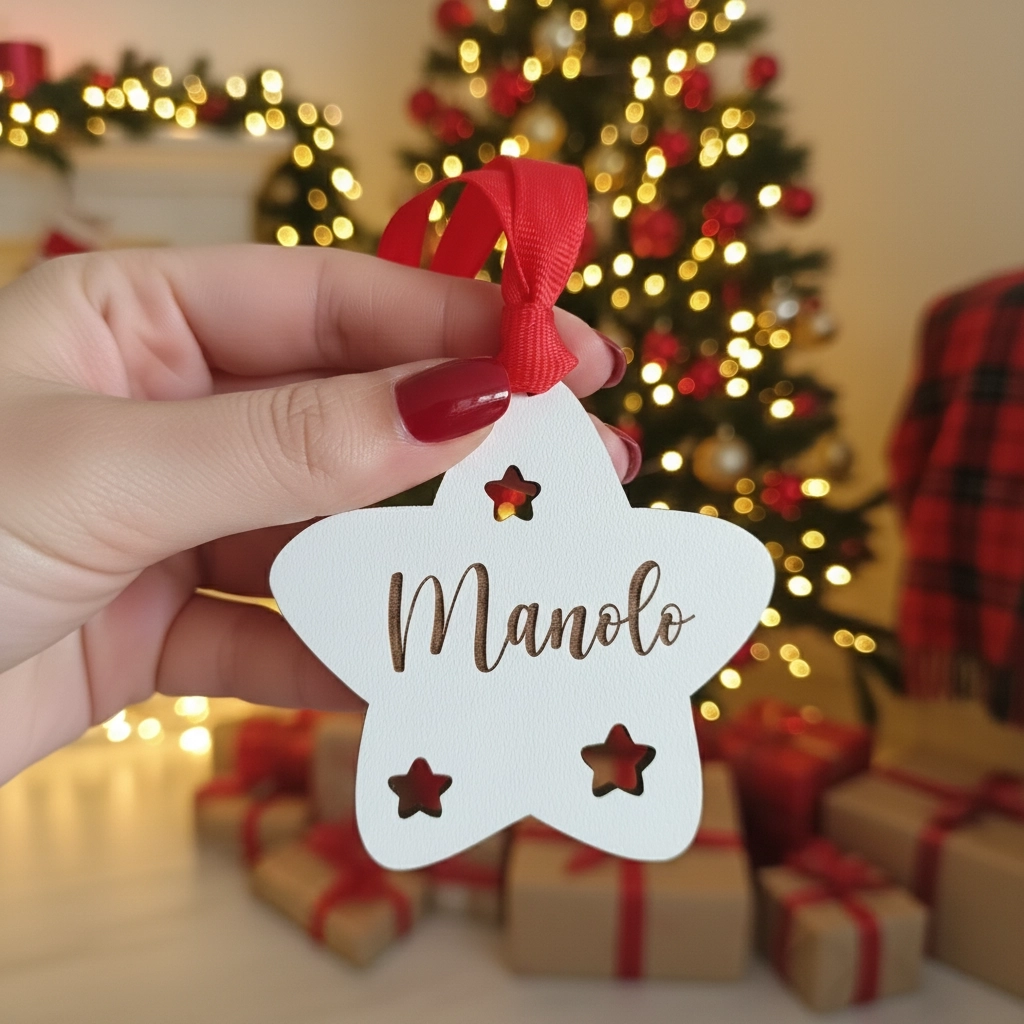 Bola Navidad estrella Colegio Bola Navidad estrella Colegio