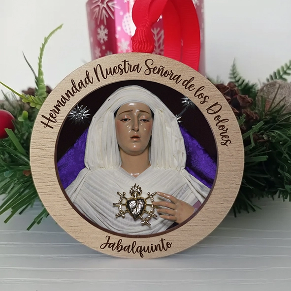 Bola de Navidad a color Cofradía