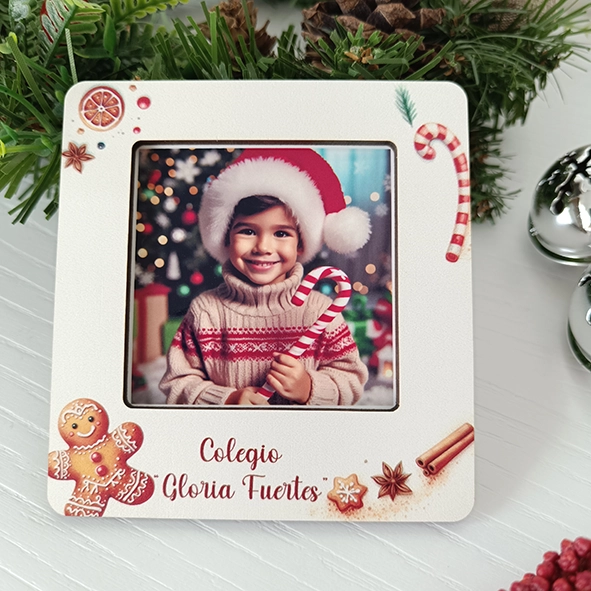 Marco Navidad personalizado Colegio