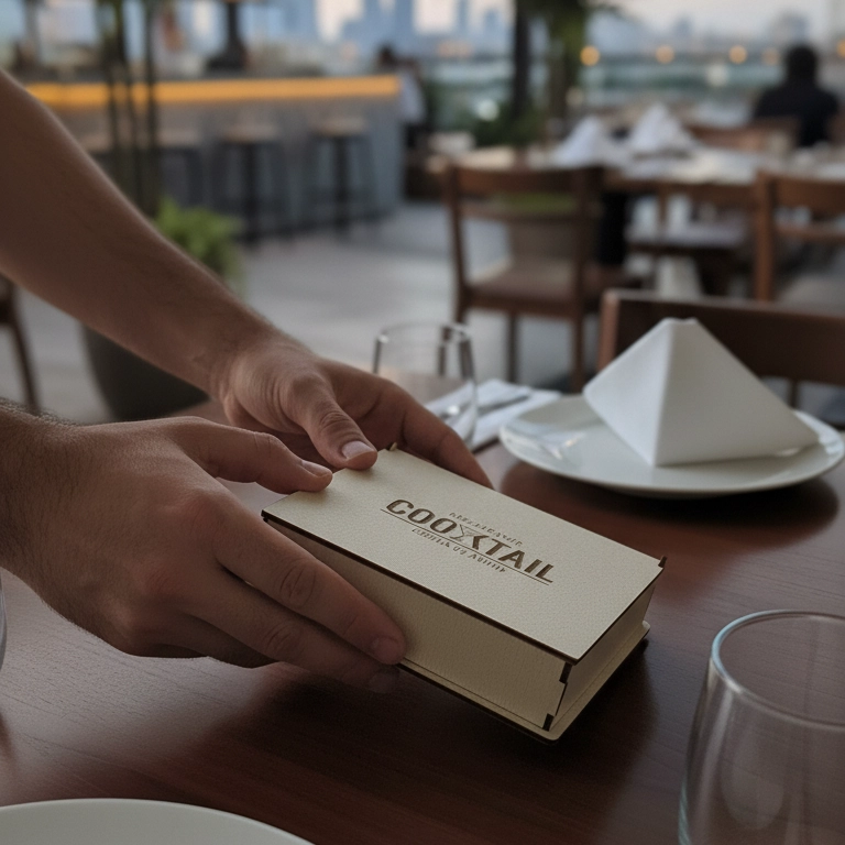 Porta cuentas restaurante personalizado Porta cuentas restaurante personalizado