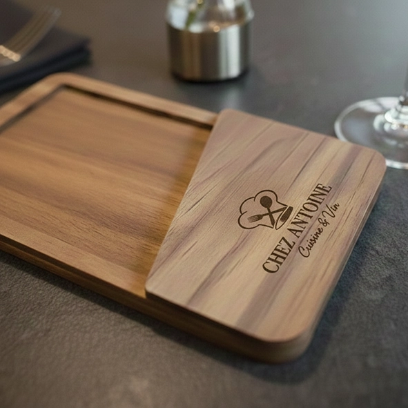 Portacuentas personalizado madera minimal