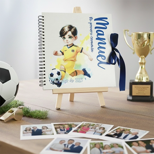 Libro de firmas Comunión fútbol Villarreal