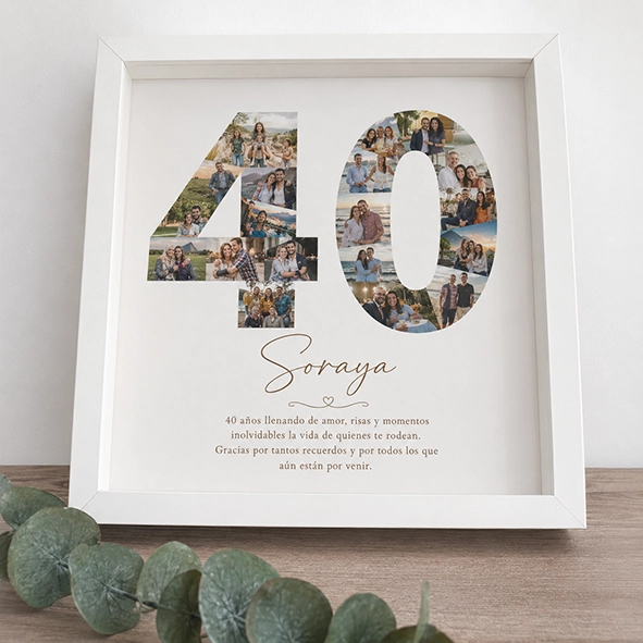 Cuadro regalo cumpleaños o aniversario